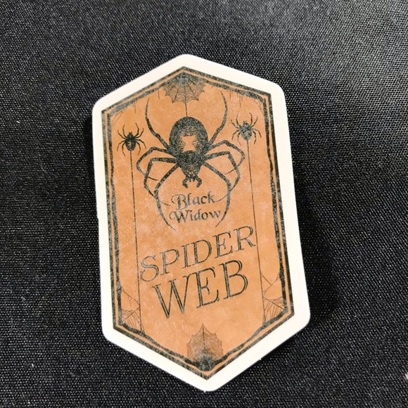 Black Widow Web Witchy Sorceress Supreme Potion B0ttle Label Sticker - Picture 2 of 7